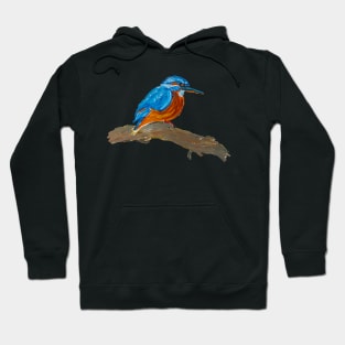 Gouache Kingfisher Hoodie